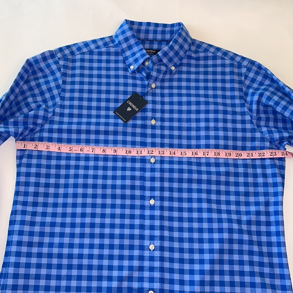 CRÉMIEUX Classics Cotton Long Sleeve Button Down Shirt Size Large NWT - Picture 12 of 16